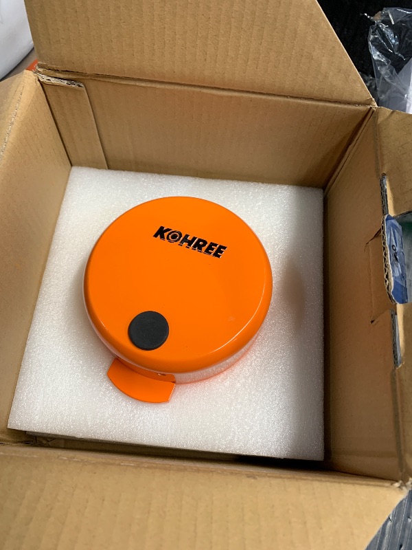 Photo 1 of *USED MISSING KEYS*Kohree Heavy Duty Trailer Coupler Lock, RV Trailer Locks fit 2-5/16 inches, 2", 1-7/8" Couplers, Durable Structural Steel Safety Tow Lock with 4 Keys & 4 Dust Covers, Orange
