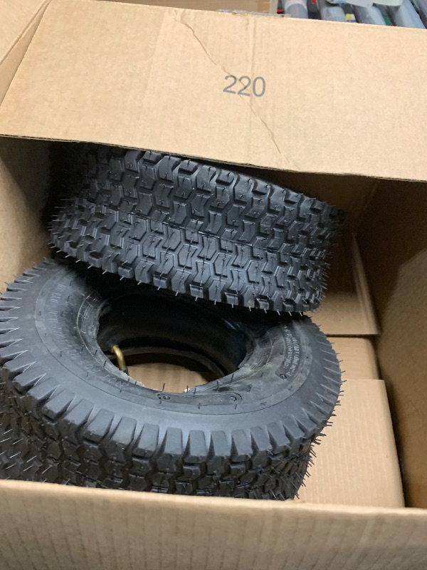 Photo 1 of (2-Set) AR-PRO Replacement 13x5.00-6 Tire and Inner Tube Sets for Razor Dirt Quad Versions 1-18 - Compatible with Yerf Dog, Motovox, and More - Also Compatible with Yard Tractors and Hand Trucks