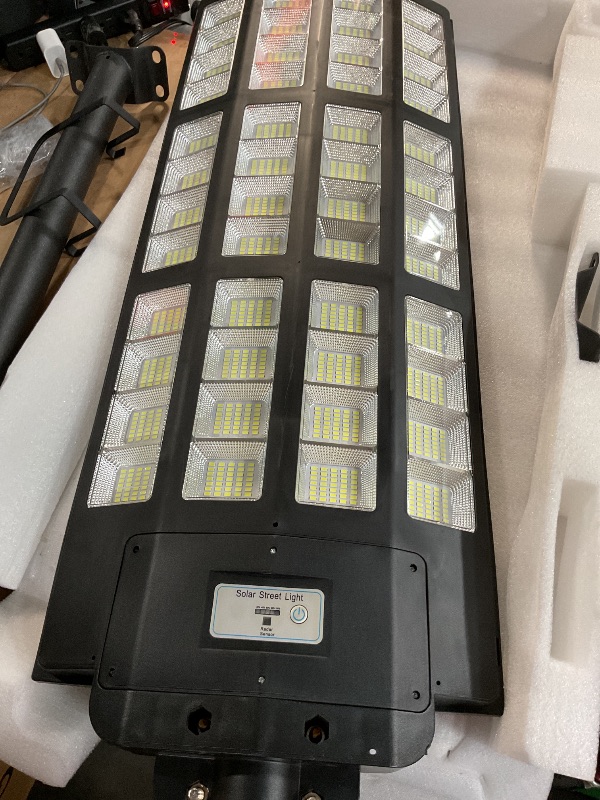 Photo 1 of (Sold for parts only) JOYEYE 10000W Solar Street Lights Outdoor: Commercial Solar Parking Lot Lights with Motion Sensor and Remote Control, IP66 Waterproof