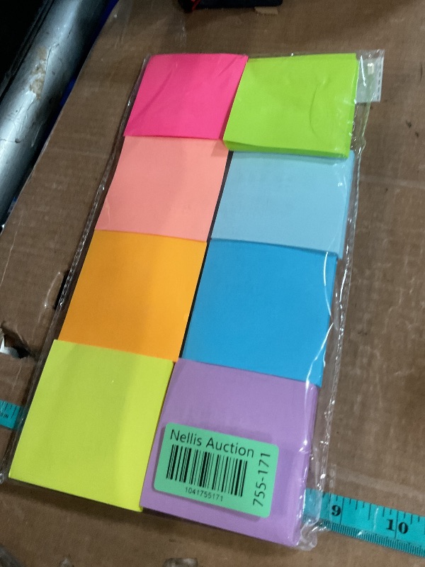 Photo 1 of (16 Pack) Pop Up Sticky Notes 3x3 in Post Accordion Stickies Super Sticking Power Memo Pads Bright Colors