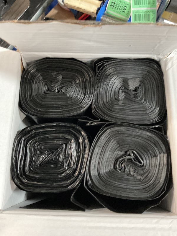 Photo 1 of 100 Count 55-60 Gallon Trash Bags, Sturdy & Tear-Resistant Commercial Can Liners 55 Gallon, Large Garbage Bags, Large Black Trash Bags for Commercial, Lawn and Leaf Bags