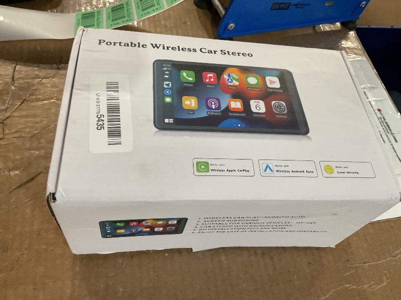 Photo 1 of ?Hieha? 2025 Wireless Portable Carplay and Android Auto, Carplay Screen for Car with Mirror Link/AUX/FM,7" Touchscreen Bluetooth 5.0, Marine Stereos for All Vehicles