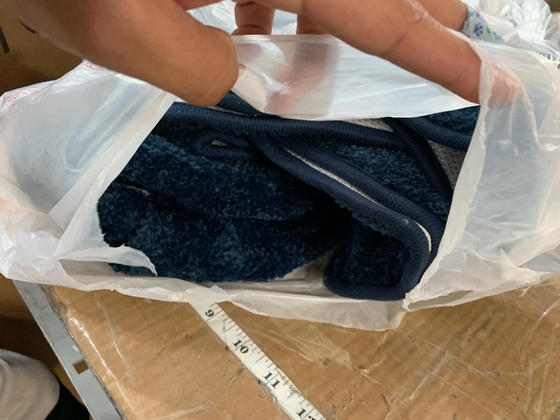 Photo 1 of 3 pc Solid Navy Blue Bathroom Rug Set Bath mats Bath Set Super Soft Anti Slip Soft Mats New