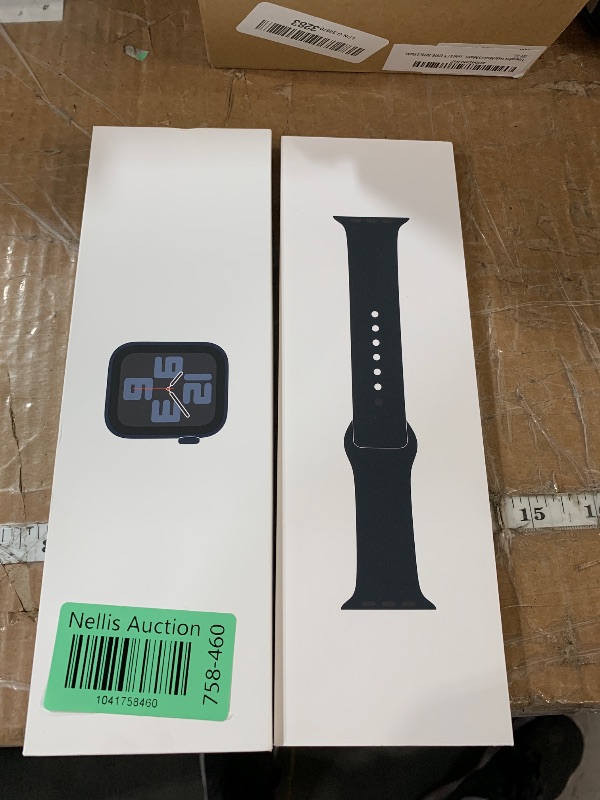 Photo 1 of *FACTORY SEALED*
Apple Watch SE (2nd Gen) [GPS + Cellular 40mm] Smartwatch with Midnight Aluminum Case with Midnight Sport Band M/L. Fitness and Sleep Trackers, Crash Detection, Heart Rate Monitor, Retina Display