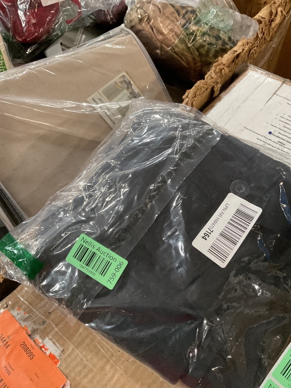 Photo 1 of (LARGE) (USED/FAIR) Hanes Essentials Sweatpants, Men’s Cotton Jersey Pants with Pockets, 33”, Black, Large