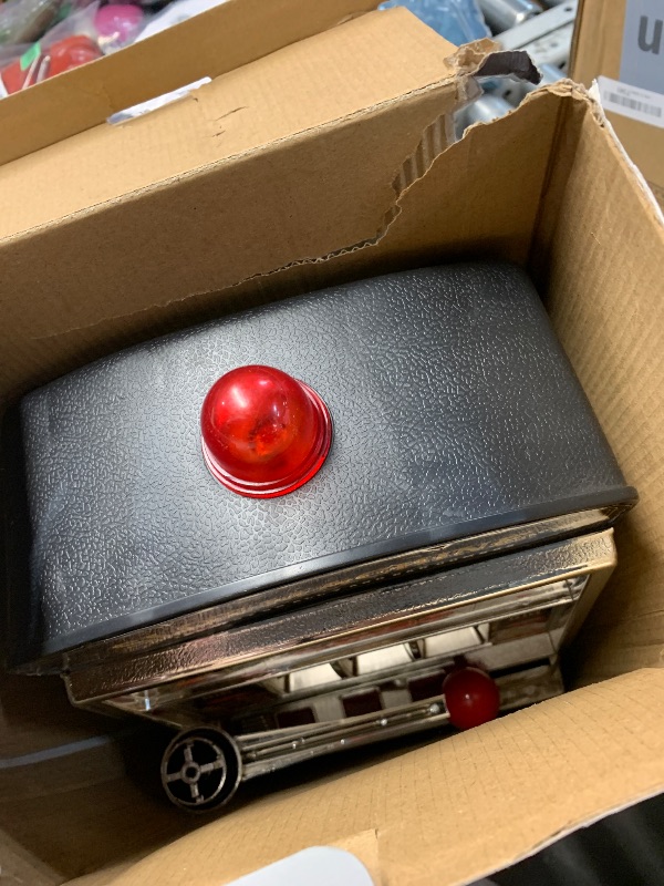 Photo 1 of (PARTIAL SET) Matty's Toy Stop Deluxe Lucky 7's Slot Machine Coin Bank – Realistic Casino Sounds, Flashing Jackpot Lights, & Elegant Chrome Design