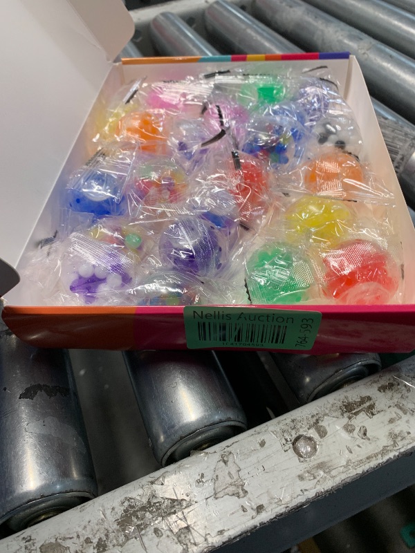 Photo 1 of VISCOO 24 Pack Stress Balls, Squishy Ball, Squeeze Balls for Adults, Anti-Anxiety and Fidget Balls to Relax, Party Favors, Birthday Gifts, Goodie Bag Stuffers