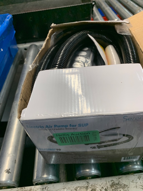 Photo 1 of (not functional)(sold for parts) SereneLife Inflatable Paddle Board Pump Compressor - 20PSI High Pressure SUP Inflator - 12V DC Car Connector - Electric Air Pump 