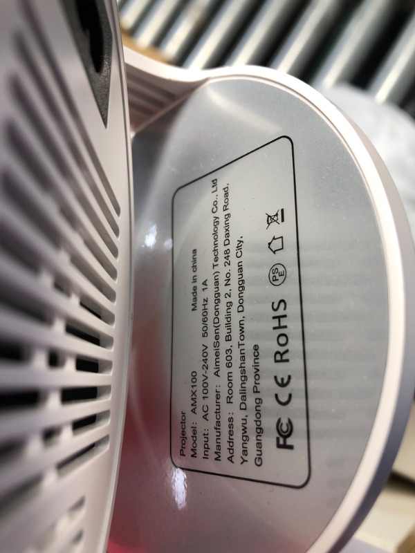 Photo 1 of ?Electric Focus?Magcubic Mini Projector 4K Support, Portable Projector with WiFi 6 and Bluetooth 5.4, Smart Proyector, 5W Soundbase Speaker, 180° Rotation for Home Theater HY300 Ultra