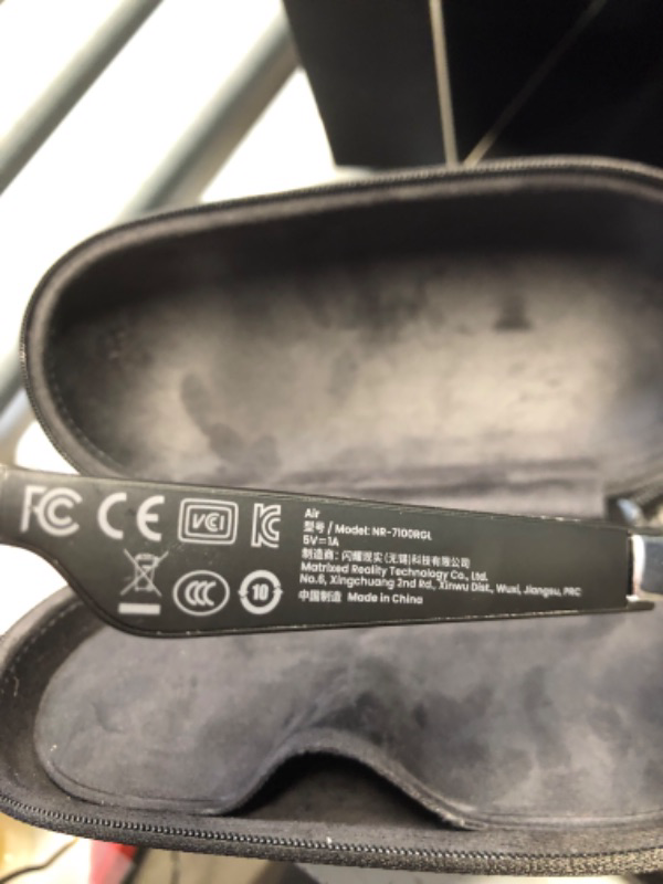 Photo 1 of XREAL Air AR Glasses, Smart Glasses with Massive 201" Micro-OLED Virtual Theater, Augmented Reality Glasses, Watch, Stream, and Game on PC/Android/iOS–Consoles & Cloud Gaming Compatible