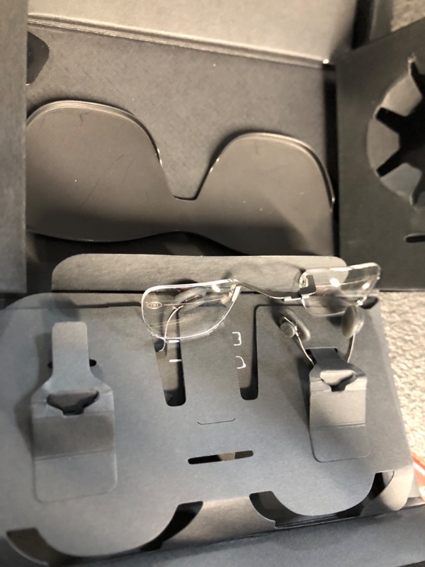 Photo 1 of XREAL Air AR Glasses, Smart Glasses with Massive 201" Micro-OLED Virtual Theater, Augmented Reality Glasses, Watch, Stream, and Game on PC/Android/iOS–Consoles & Cloud Gaming Compatible