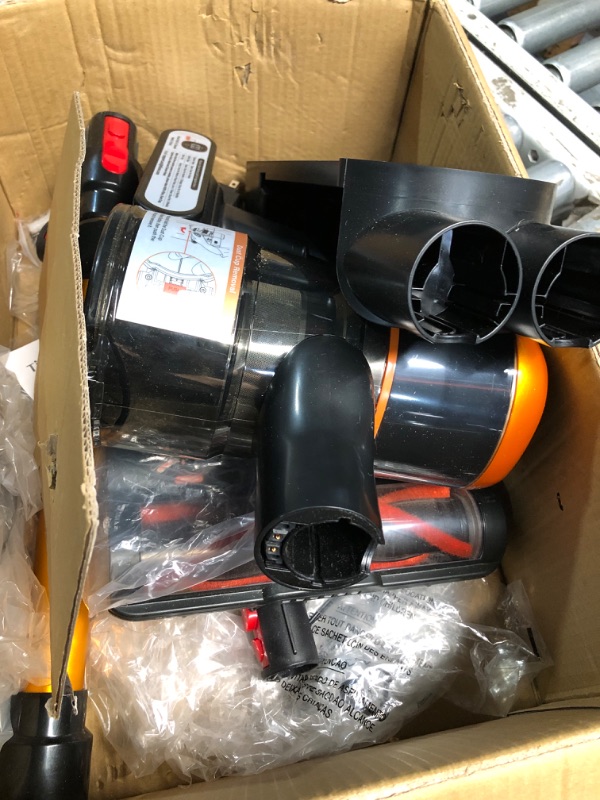 Photo 1 of (sold for parts only) Tikom V500 Cordless Vacuum Cleaner for Home, 40000Pa/450W Stick Vacuum with LED Touch Screen
