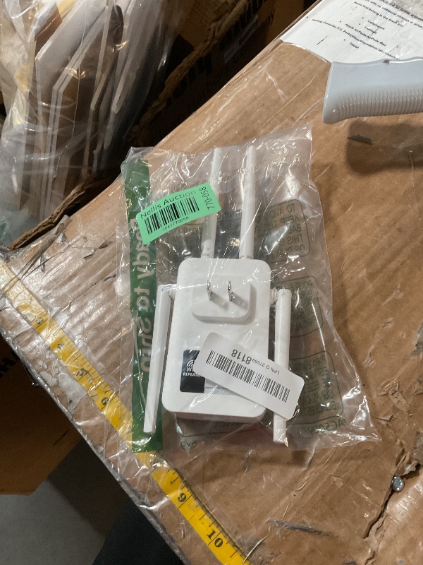 Photo 1 of WiFi Extender Signal Booster, 2025 WiFi Extender AC1200Mbps Dual Band (5.8GHz/2.4GHz), WiFi Booster with Ethernet Port for Home Covers up to 10000 Sq.ft, Compatible with More Devices