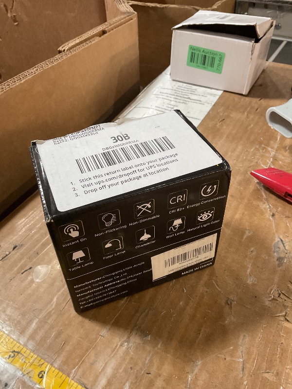 Photo 1 of ORALUCE E12 LED Candelabra Light Bulbs - 40 Watt Equivalent, 6500K Cool White Chandelier Light Bulbs Non-dimmable, Type B Light Bulb for Ceiling Fan, 5W 450LM 6 Pack