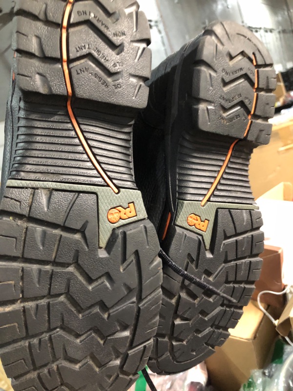 Photo 1 of ***(USED/GOOD CONDITION)***Timberland PRO Men's Endurance 6 Inch Steel Safety Toe Puncture Resistant Waterproof Industrial Work Boot, Black-2024 NEW, 10W 