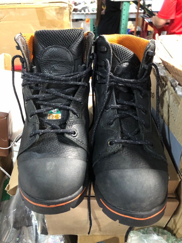 Photo 1 of ***(USED/GOOD CONDITION)***Timberland PRO Men's Endurance 6 Inch Steel Safety Toe Puncture Resistant Waterproof Industrial Work Boot, Black-2024 NEW, 10W 