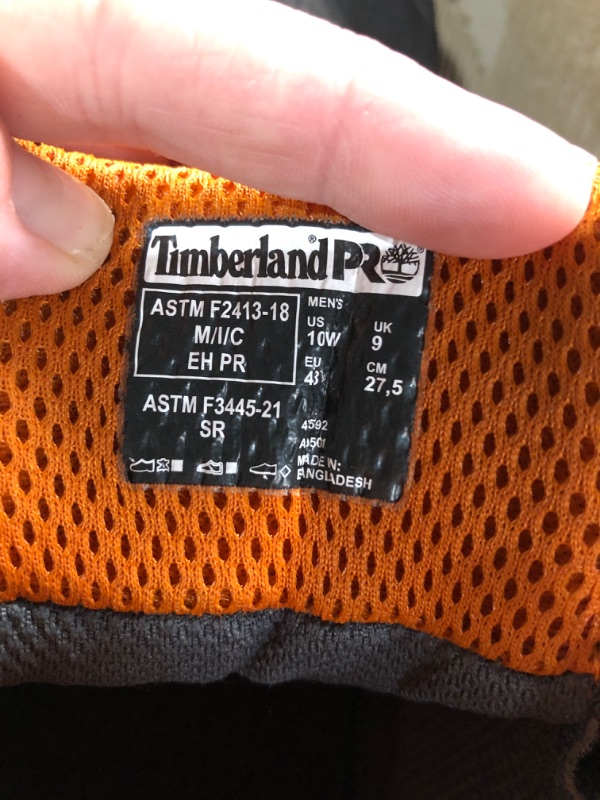 Photo 1 of ***(USED/GOOD CONDITION)***Timberland PRO Men's Endurance 6 Inch Steel Safety Toe Puncture Resistant Waterproof Industrial Work Boot, Black-2024 NEW, 10W 