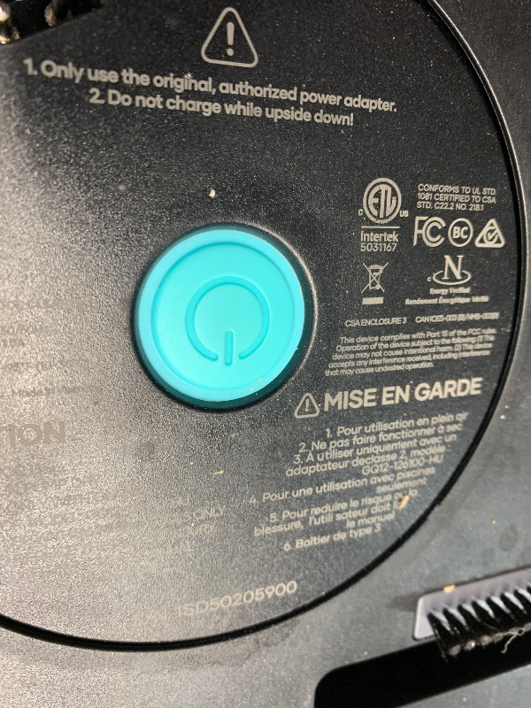 Photo 1 of (sold for parts)  Cordless Robotic Pool Cleaner, Lasts 90 Min, Automatic Vacuum for Above-Ground Pools up to 860 Sq.ft, Portable, Self-Parking, Orange