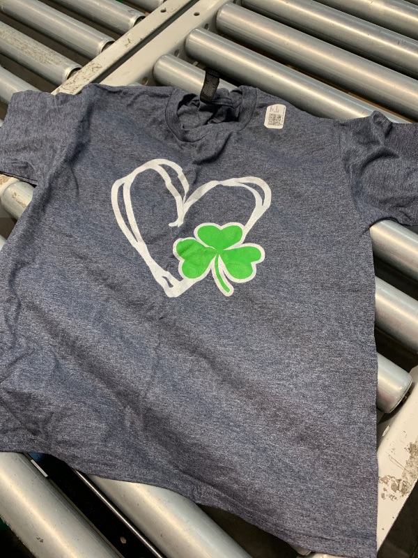 Photo 1 of (please see all images) Girls Heart St Patricks Day Shamrock Irish Toddler Baby T-Shirt (girls large) 