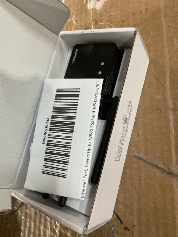 Photo 1 of WiFi Extender with Ethernet Port, Covers Up to 12880 Sq.ft and 105 Devices, WiFi Extender Signal Booster with Dual Band 5GHz/2.4GHz, Long Range WiFi Repeater for Home, WiFi Booster Extender