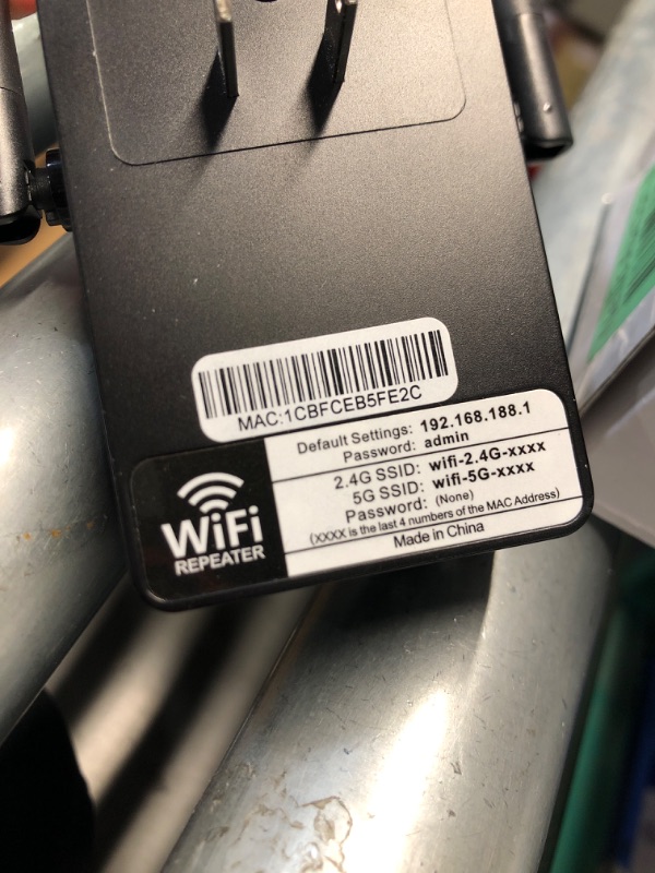 Photo 1 of WiFi Extender with Ethernet Port, Covers Up to 12880 Sq.ft and 105 Devices, WiFi Extender Signal Booster with Dual Band 5GHz/2.4GHz, Long Range WiFi Repeater for Home, WiFi Booster Extender