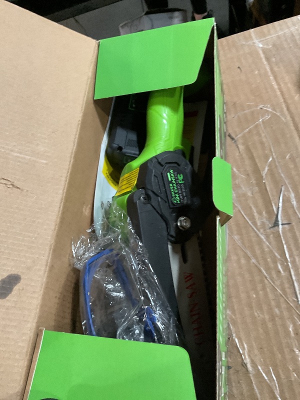 View 2 of Saker Mini Chainsaw|6 Inch Chainsaw[2025 Upgraded]|Mini Cordless Electric Chain Saw|Small Handheld Portable Chainsaw Battery Powered Chain Saw for Tree Trimmer and Garden,Father's Day Gift for Men Dad