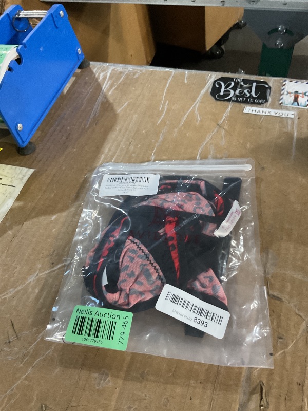 Photo 1 of (MEDIUM) (BAGGED) Avidlove Womens Lingerie Sexy Lace Teddy Halter One Piece Babydoll Red Leopard Print M