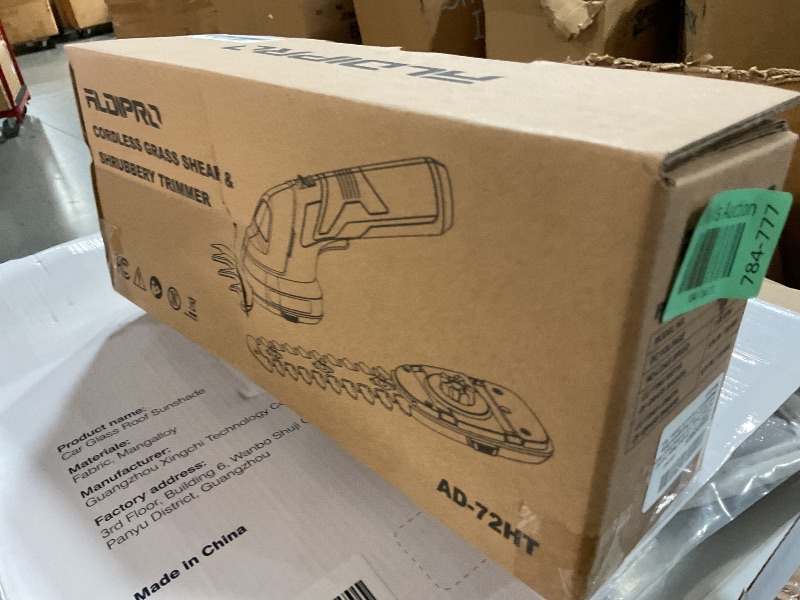 Photo 1 of ****FOR PARTS ONLY***MISSING CHARGER AND BATTERY***
ALDIPRO 2-in-1 Cordless Hedge Trimmer and Grass Shears 7.2V Handheld Small Electric Bush Trimmer, 2.0Ah Rechargeable Battey Powered Shrub Trimmers for Garden, Yard, Lawn Care