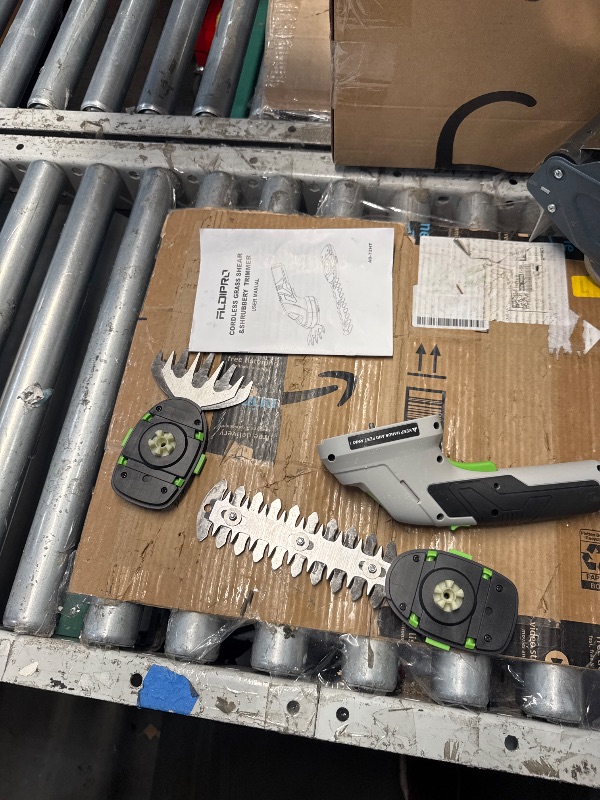 Photo 1 of ****FOR PARTS ONLY***MISSING CHARGER AND BATTERY***
ALDIPRO 2-in-1 Cordless Hedge Trimmer and Grass Shears 7.2V Handheld Small Electric Bush Trimmer, 2.0Ah Rechargeable Battey Powered Shrub Trimmers for Garden, Yard, Lawn Care