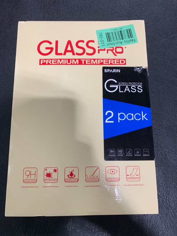 Photo 1 of SPARIN 2 Pack Screen Protector for iPad Air 11-inch M3 2025 & M2 2024, (iPad Air 7th/6th Generation), Tempered Glass-Apple Pencil Pro & Case Compatible, Anti-Scratches, High Definition