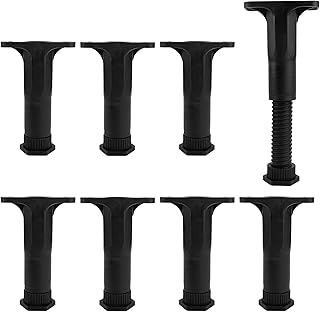 Photo 1 of Framendino, 8 Pack Bed Frame Support Legs Heavy Duty Adjustable Height Center Slats Furniture Replacement Kit
