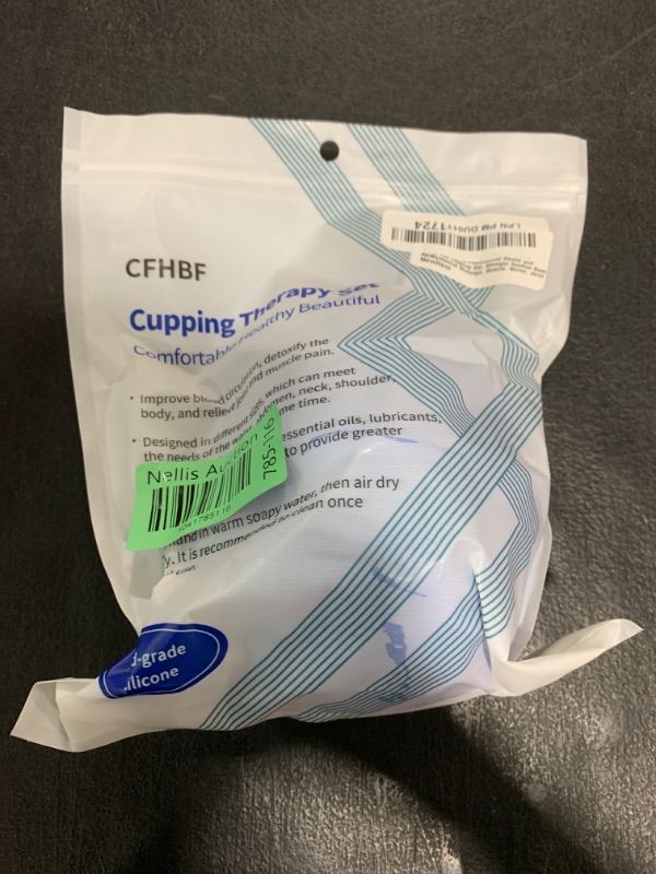 Photo 1 of 4 Size Cupping Therapy Sets Silicone - Cupping Therapy Professional Studio and Home Use Cupping Set, Stronger Suction Best for Myofascial Massage, Muscle, Nerve, Joint Pain