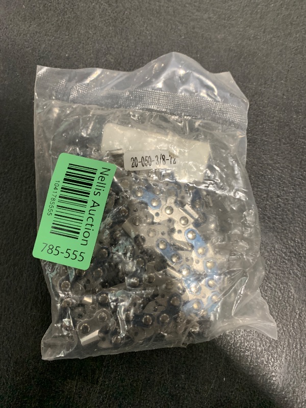 Photo 1 of 4 Pack 20 Inch Chainsaw Chain, 3/8" Pitch, .050'' Gauge, 72 Drive Links Fits MS311 MS391, Husqvarna 455 (Rancher), 460 (Rancher) and More