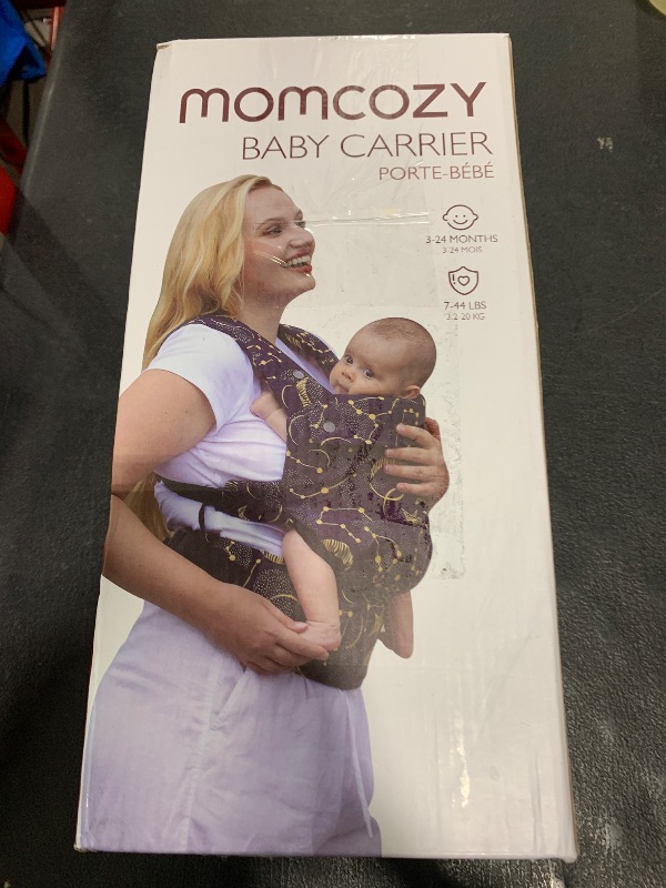 Photo 1 of Momcozy Baby Carrier - Ergonomic, Cozy and Lightweight Carrier for 7-44lbs, Effortless to Put On, Ideal for Hands-Free Parenting, Enhanced Lumbar Support, Purehug for Infant to Toddler, Leopard