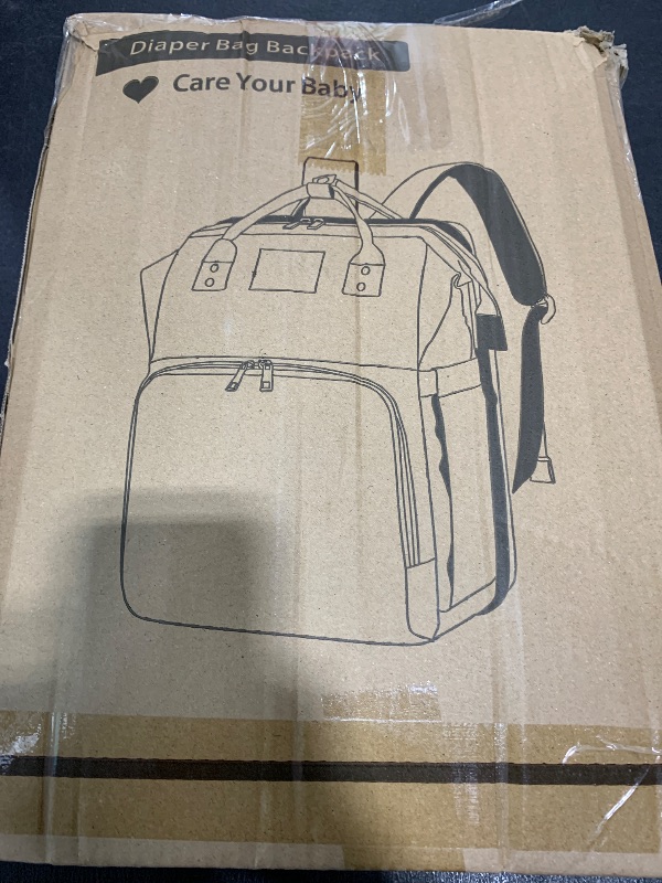 Photo 1 of Astro Alan Baby Diaper Bags with Changing Station, Waterproof Diaper Bag Backpack for Moms Dads with USB Charging Port, Baby Shower Gifts, Large Capacity diaper backpack, Grey
