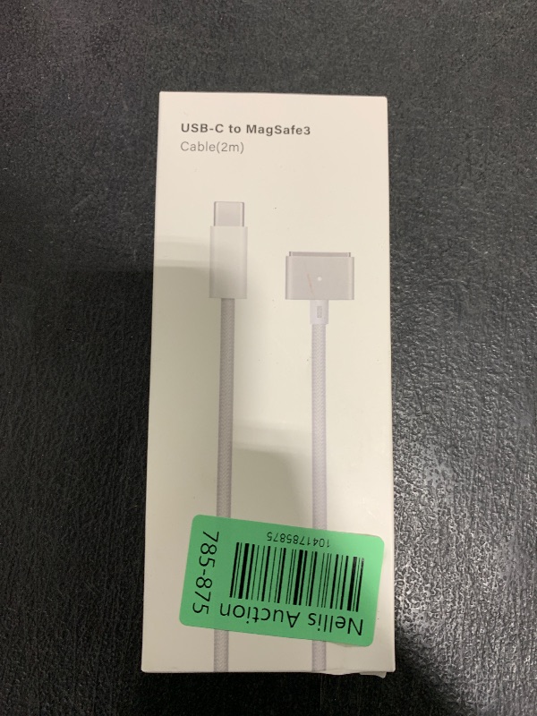 Photo 1 of 140W USB-C to Magnetic 3 Cable, Compatible with MacBook Pro 2021 M1 Pro & Max Chip 14" 16", MacBook Air 2022 M2, MacBook Pro 2023 M2 Pro & Max Chip 14" 16", Safe 3 Cable for MacBook - 6.6ft