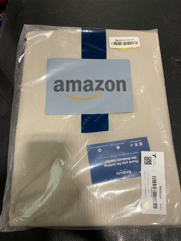 Photo 1 of Bedsure Linen Duvet Cover California King - Linen Cotton Blend Bedding Set, Soft & Cozy, 3 Pieces, 1 Duvet Cover 104x98 and 2 Pillowcases, Tannish Color Cooling Bedding, Comforter Sold Separately