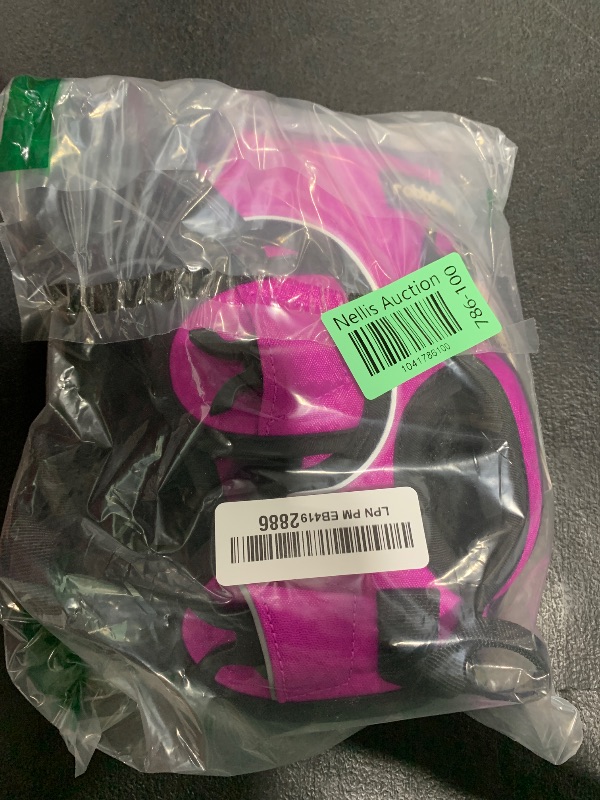Photo 1 of rabbitgoo Escape Proof Dog Harness, Soft Padded Full Body Pet Harness, Reflective Adjustable No Pull Vest with Lift Handle and Lesh Clip for Large Dogs Walking Hiking Training, S, Purple
