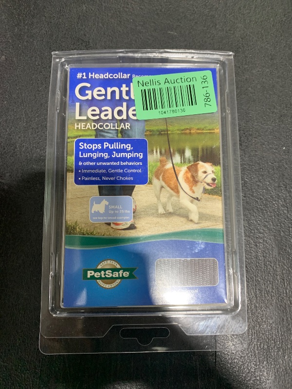 Photo 1 of PetSafe Gentle Leader No-Pull Dog Headcollar - The Ultimate Solution to Pulling - Redirects Your Dog's Pulling for Easier Walks - Helps You Regain Control - Small, Charcoal