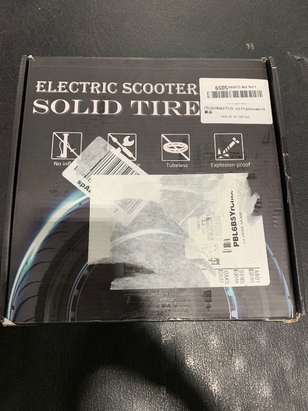 Photo 1 of Felixstory 8.5x2.0 Solid Tire, 50/75-6.1 Scooter tire 8 1/2x2 Inch Replacement Tire, Fit for isinwheel S9 pro iScooter i9/ i8 Electric Scooter, Explosion-Proof Wheel, Red 2pcs
