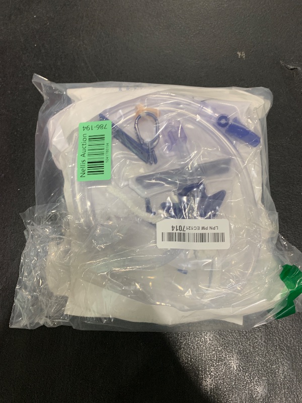 Photo 1 of Ehoycq 5 Pack Sterile Urinary Drainage Bag,2000mL Overnight Bedside Disposable Urine Bags with Anti-Reflux Valve, 48" Tube Drainage