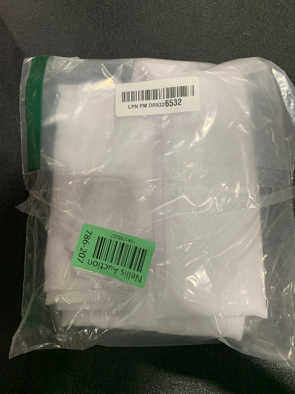 Photo 1 of 120" Wide (10ft Wide) Sheer Voile Chiffon Fabric - Perfect for Draping Panels and Masking for Weddings & Events - White by The Yard (1 Yard)