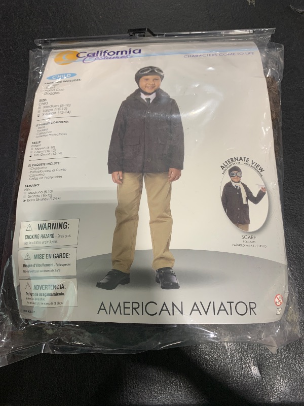 Photo 1 of California Costumes Boys American Aviator Costume, X-Large
