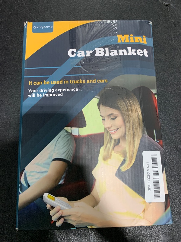 Photo 1 of Comfytemp 12V/24V Car Electric Blanket for Back Pain Relief, 4 Heat Setting, 11 Auto-Off, Portable Mini Travel Blanket for Back Pain, Shoulders and Cramps Relief, 12x 24 Washable