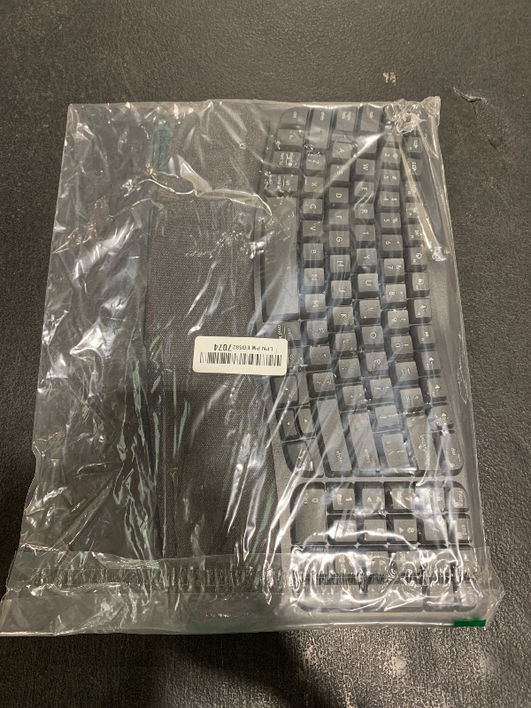 Photo 1 of Logitech Wave Keys Wireless Ergonomic Keyboard with Cushioned Palm Rest, Comfortable Natural Typing, Easy-Switch, Bluetooth, Logi Bolt Receiver, for Multi-OS, Windows/Mac - Graphite