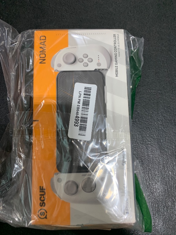 Photo 1 of SCUF NOMAD Wireless iPhone Mobile Gaming Controller – Customizable Paddles – Anti-Drift Thumbsticks – Bluetooth 5.0 Connectivity – PS Remote, Xbox Game Pass, Apple Arcade, Steam Link – White