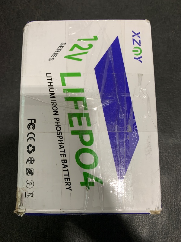Photo 1 of XZNY Compact 12V 18Ah LiFePO4 Lithium Battery, 4000+ Cycles 12 Volt Lithium Battery Built-in 20A BMS, 12V 18Ah Battery for Garmin Fish Finder Battery, Power Wheels, Mobility Scooter, Lighting Supply