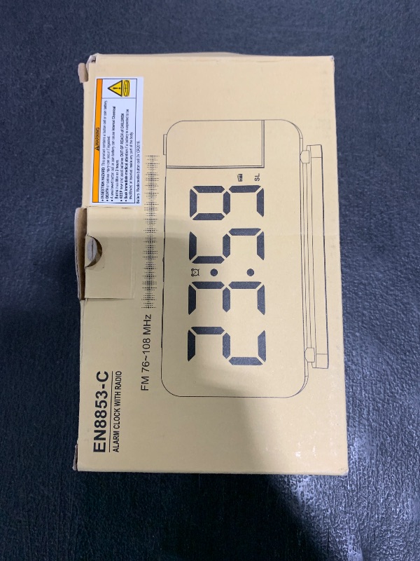 Photo 1 of Hanaix Projection Alarm Clock for Bedroom Ceiling,RGB Digital Clocks Radio with 10 Colors RGB Night Light,Loud Alarm Clock for Heavy Sleepers,USB C Charger Port,Snooze,12/24H,Auto Dimming