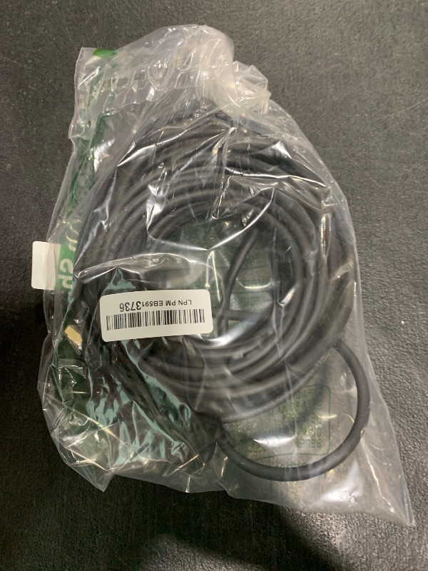 Photo 1 of Cat 8 Ethernet Cable, 25ft Heavy Duty High Speed Internet Network Cable, Professional LAN Cable, 26AWG, 2000Mhz 40Gbps with Gold Plated RJ45 Connector, Shielded in Wall, Indoor&Outdoor