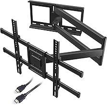 Photo 1 of 
BONTEC TV Wall Mount with Extra Long Extendable Arm for 32-75 Inch TVs, Holds Up to 132lbs, Full Motion Dual Arm TV Bracket with Tilt, Swivel, Level Adjustment, Max VESA 600x400mm, Wide Compatibility